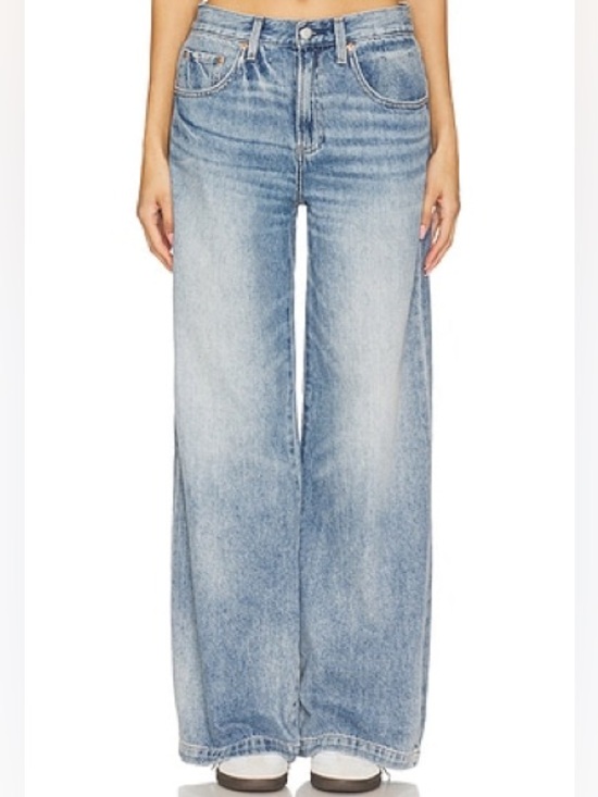 pistola Denim - Pistola -  Wide-Leg Jeans in Medium Blue Wash
